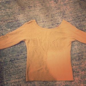 Banana Republic Gold boatneck classic sweater